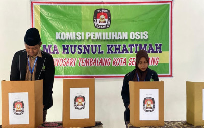 MA Husnul Khatimah Gelar Pesta Demokrasi: Pemilihan Ketua OSIS sebagai Pembelajaran Demokrasi bagi Siswa